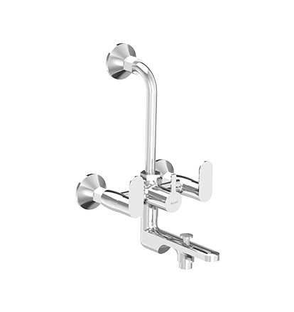 Bath and Shower Mixer 3 in 1 with  Provision for Hand Shower and  Overhead Shower