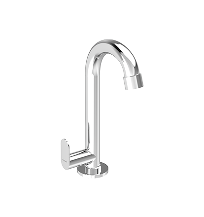 Sink Cock with Swinging  Spout Table Mounted
