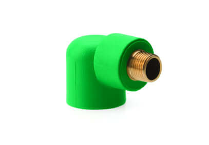Prince Greenfit Male Threaded Elbow - Brass