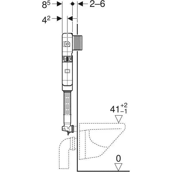 Geberit Alpha concealed cistern
