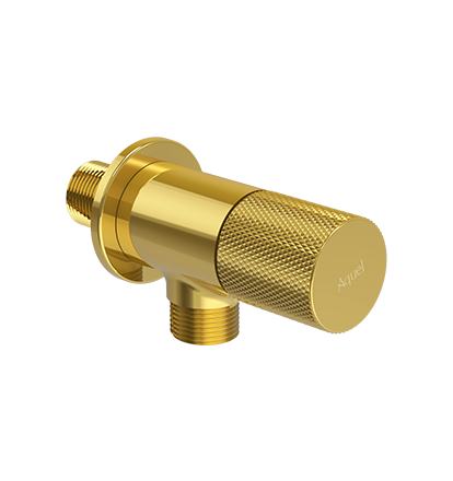 Angular Stop Cock With Flange