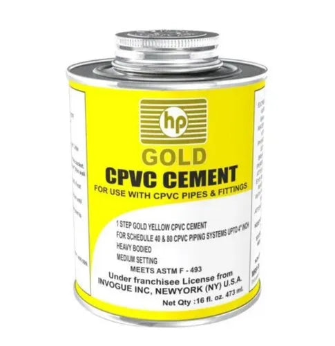 CPVC Gold MD Solvent Cement(compatible for pipe size 1/2" to 4")