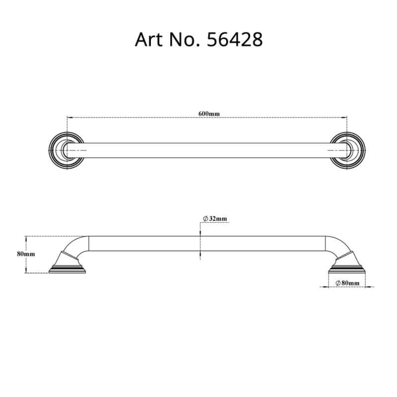 GRAB BAR 56428 - Viking Bathware