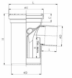 Prince DECILO Plain Floor Trap 7 - 110 x 75 mm