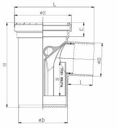 Prince DECILO Plain Floor Trap 7 - 110 x 75 mm
