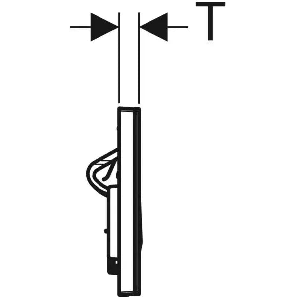 Geberit Alpha50 actuator plate for dual flush Shah Marketing Pune LLP