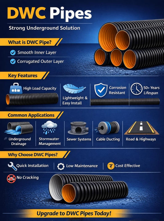 DWC Pipes Strong & Durable Drainage Solution