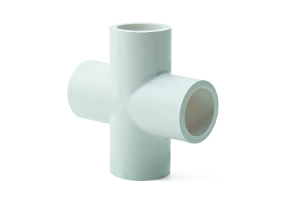 Prince UPVC Four Way Tee (SCH - 80)
