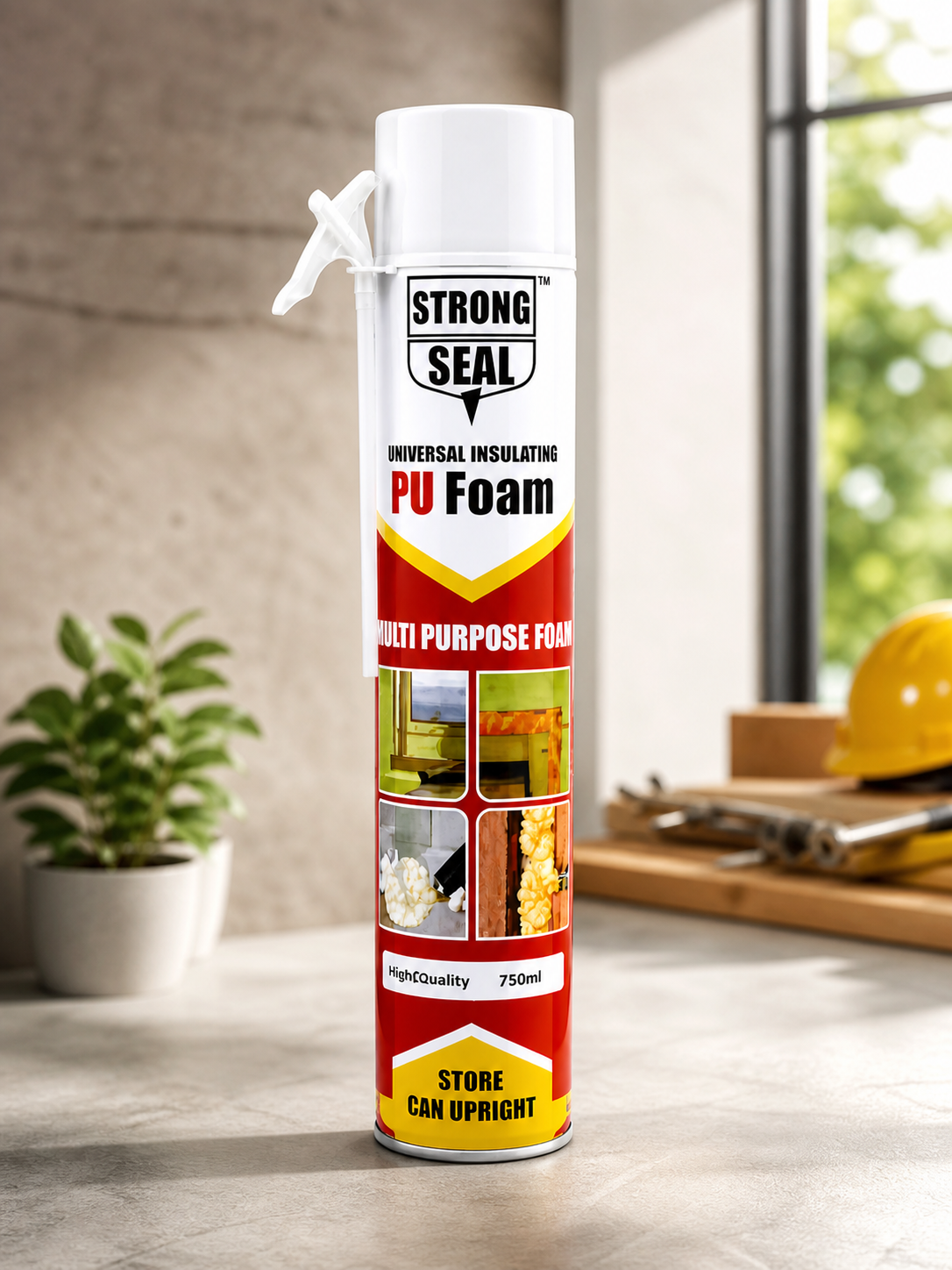 HP Pu Foam 750 Ml Strong Seal With Straw