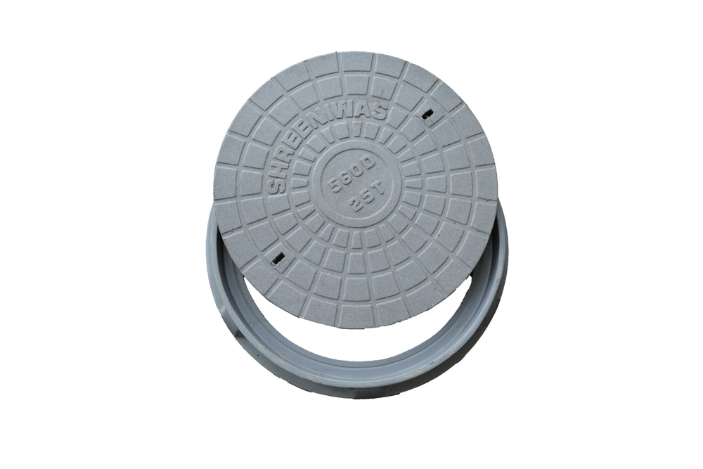 Round manhole cover