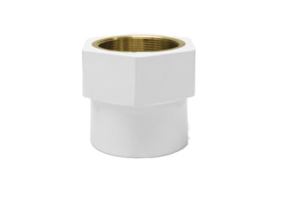 Prince UPVC fittings SCH-80 Female Adaptor  (Brass)- 15MM