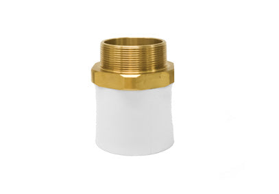 Prince UPVC Fittings SCH-80 Male Adaptor - Brass(15MM)