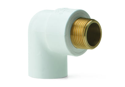 Prince UPVC Male Threaded Elbow (SCH - 80) (Brass)
