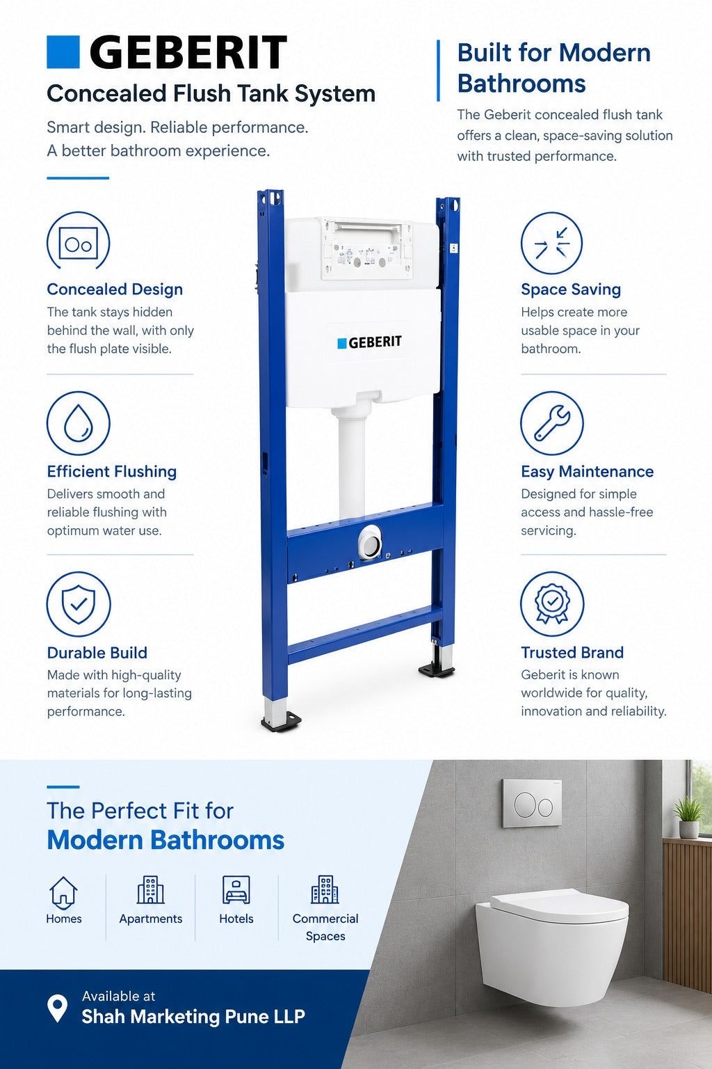 geberit flush water tank