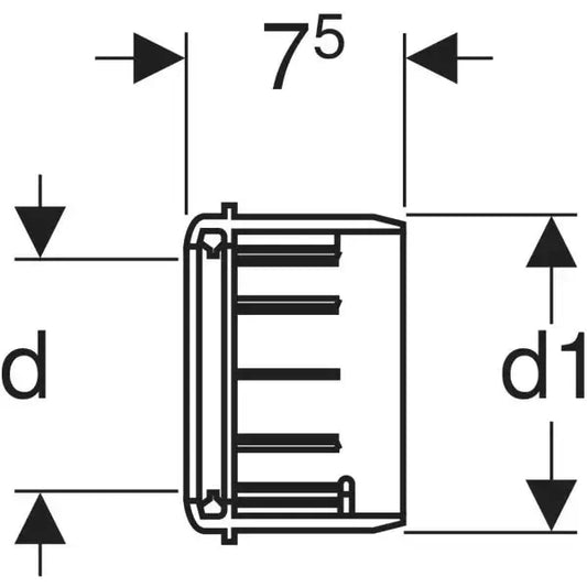 Geberit PE adapter socket Shah Marketing Pune LLP