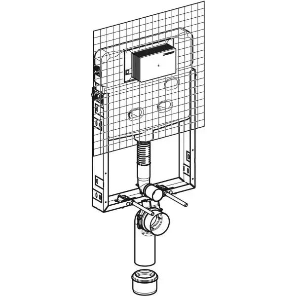 Geberit Kombifix element for wall-hung WC - Alpha
