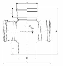 Prince DECILO Ball Branch - 110mm