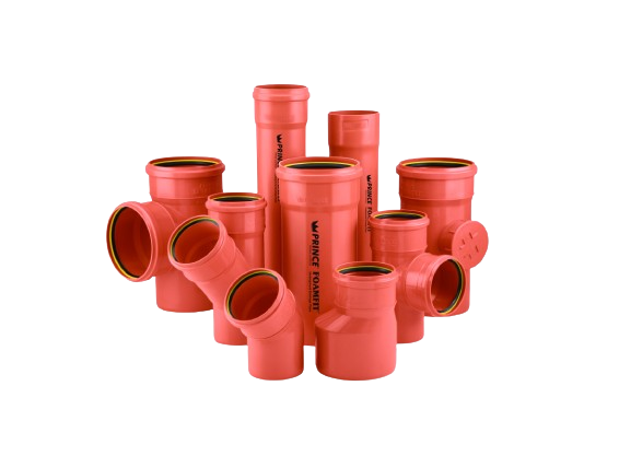 Prince Foamfit Pipes – Single Socket (6 mtr. Ringfit) (SN2)