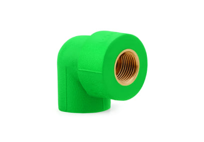 Prince Greenfit Female Threaded Elbow - Brass