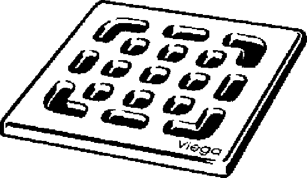 Viega Advantix Grate - 49333