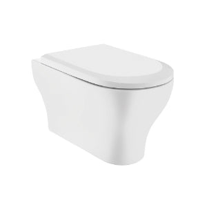 Rimless Blind Installation Wall Hung WC - White