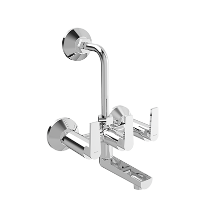 Bath And Shower Mixer 2 In 1 With Provision For Overhead Shower
