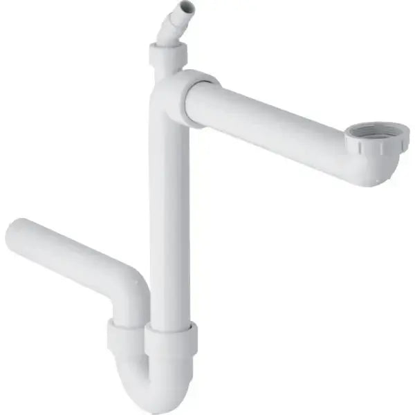 Geberit P-trap for kitchen sink with angled hose