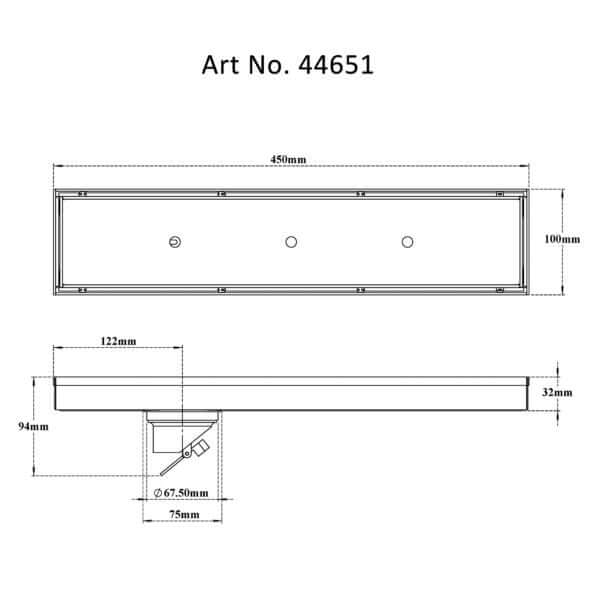 VIKING Tile Shower Channel Drain